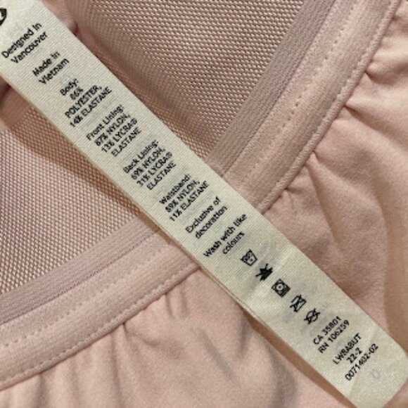 LULULEMON | Court Rival High-Rise Long Pink Skirt Skort Strawberry Milkshake 0 - Picture 9 of 10